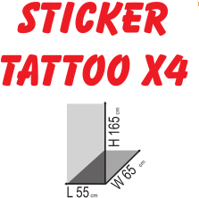 STICKER TATTOO X4